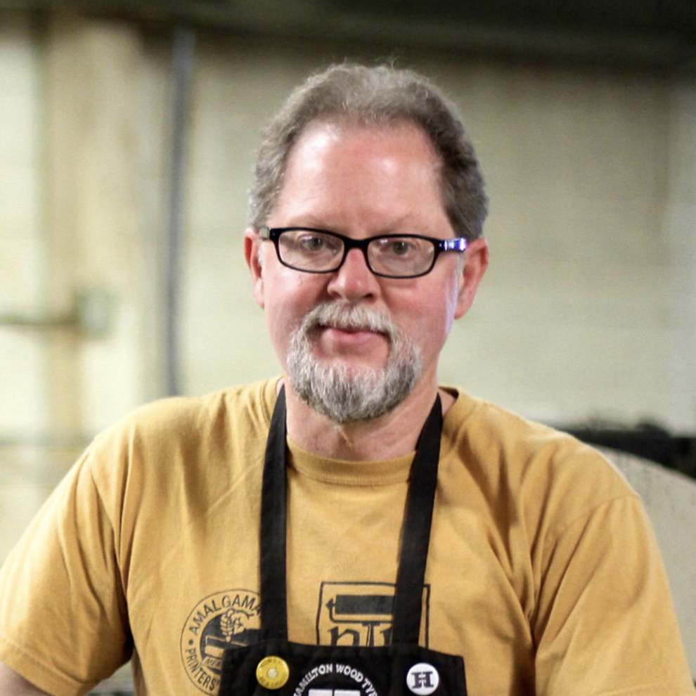 Jim Moran, Hamilton Wood Type & Printing Museum (The Tiny Typecast)