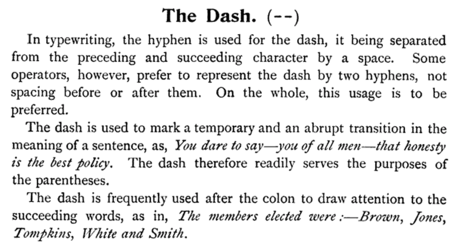  From A  Manual of the Typewriter: A Practical Guide to Commercial Literary Legal Dramatic and All Classes of Typewriting Work   