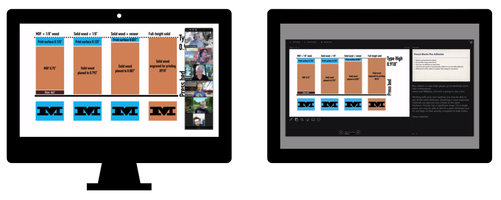  Learn to use Zoom for presentations, such as PowerPoint in this two-screen, full-screen presentation. 