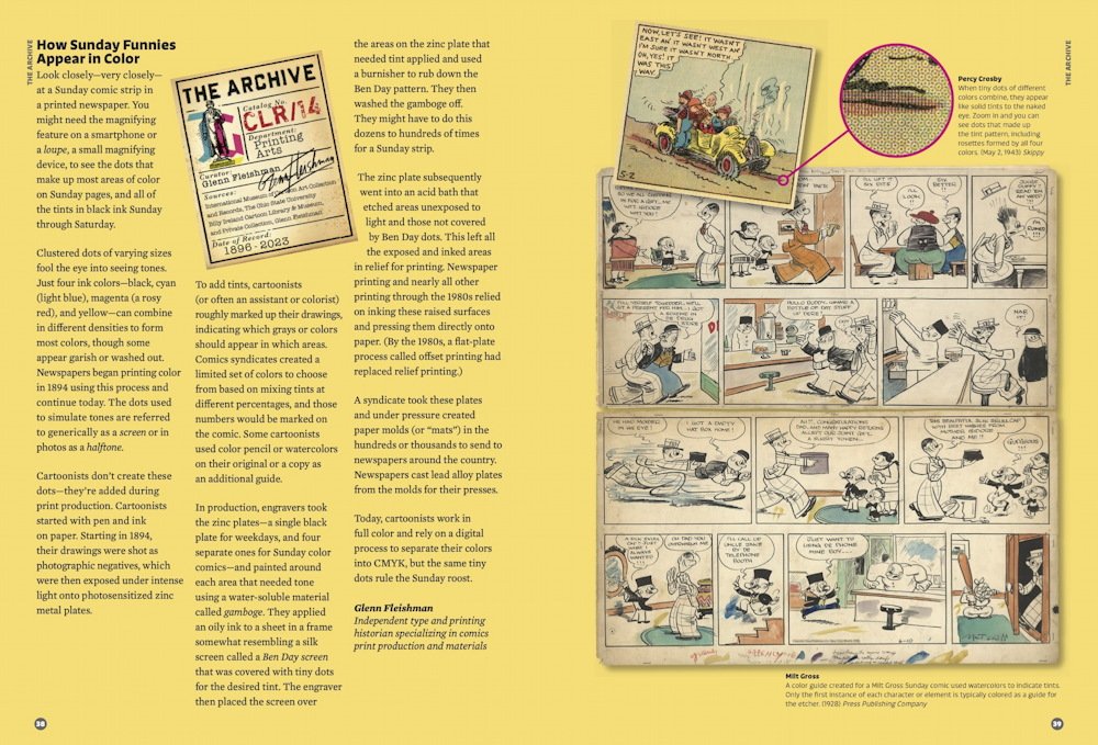 How the article appeared in print—the first of two two-page spreads